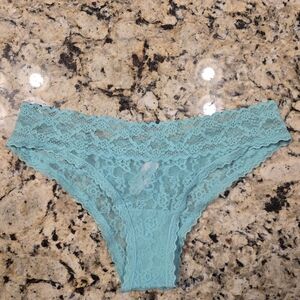 Victoria's Secret Lace Panties in Aqua